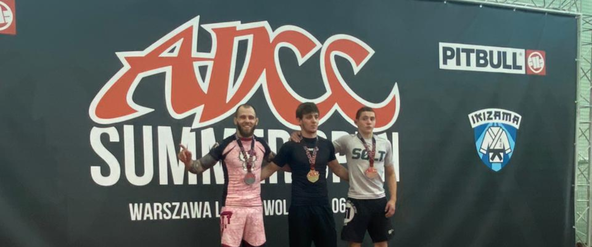 Brąz Adama Lewandowskiego na zawodach ADCC Summer Open