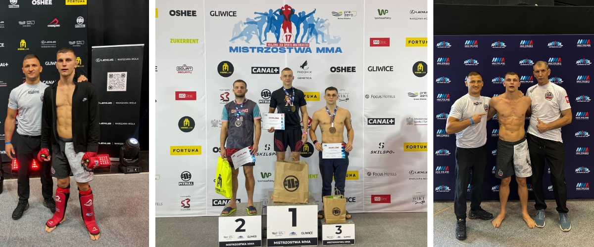 Oliwier Lenart z brązowym medalem MMA Polska